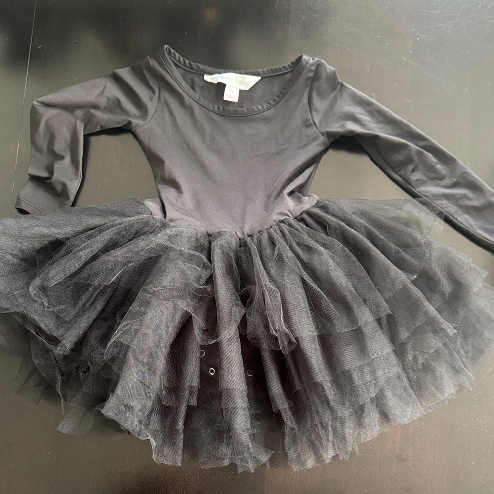 Elegant Black Tutu Dress for Kids - Picture 1 of 4
